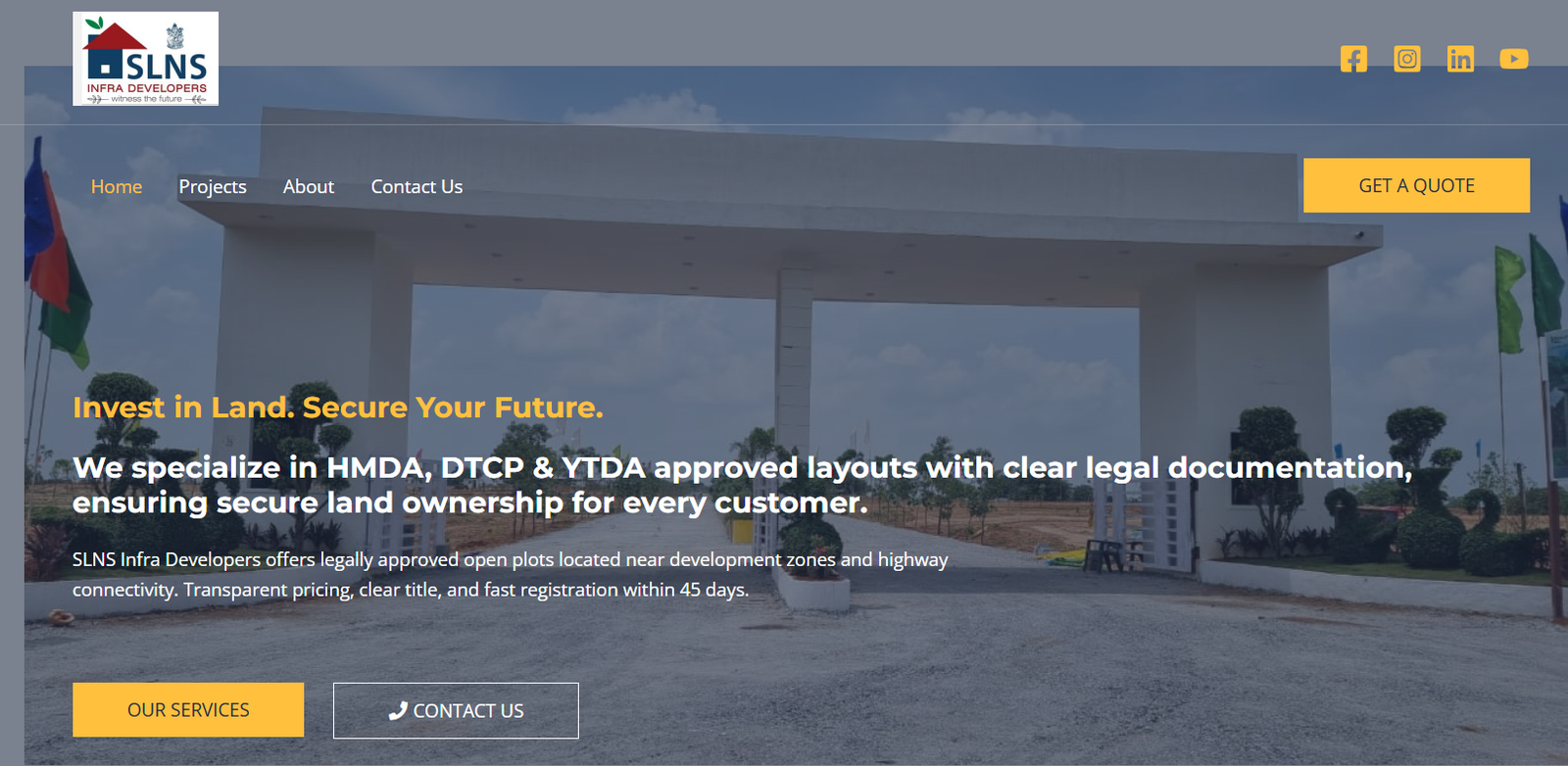 SLNS Infra Developers Website
