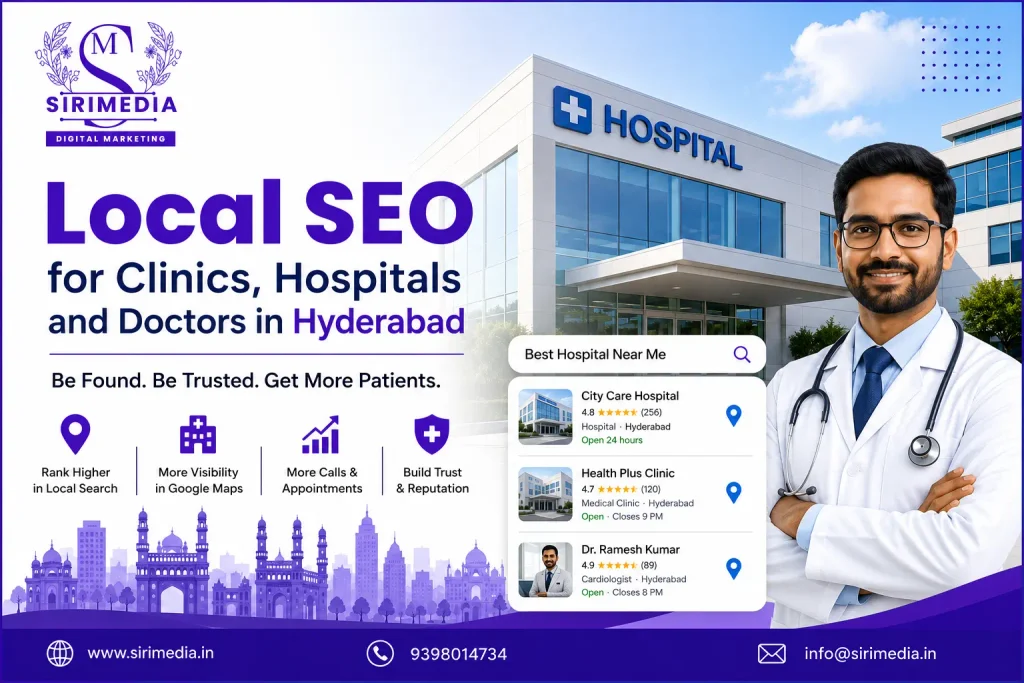 local seo for hospitals in Hyderabad