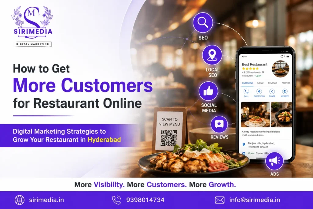How to get more customers online in hyderabad