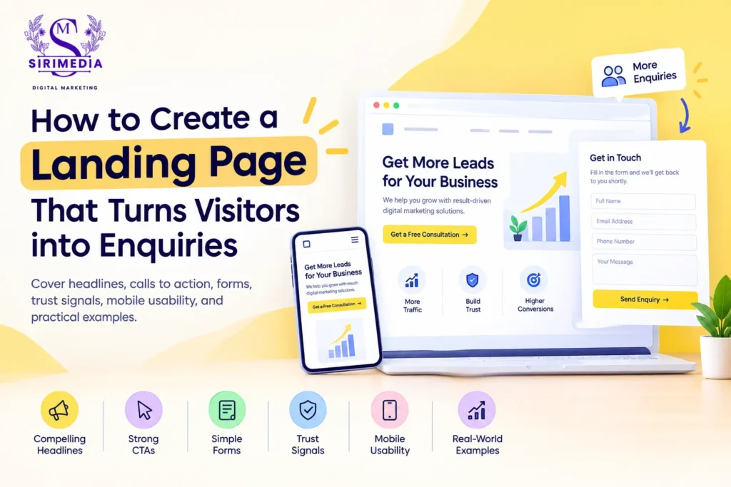 landing page for lead generation